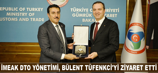 İMEAK Deniz Ticaret Odası Yönetimi, Bülent Tüfenkci’yi ziyaret etti