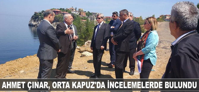 Zonguldak Valisi Ahmet Çınar, Orta Kapuz'da incelemelerde bulundu