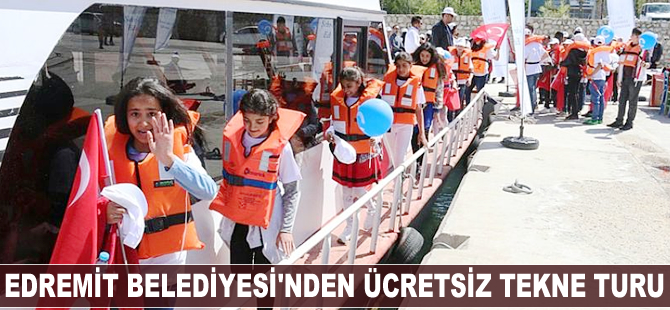 Edremit Belediyesi'nden ücretsiz tekne turu
