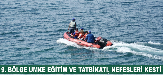 9. Bölge UMKE Eğitim ve Tatbikatı, nefesleri kesti