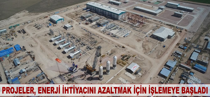 Projeler, enerji ihtiyacını azaltmak için işlemeye başladı