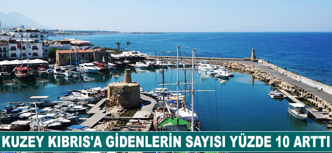 Kuzey Kıbrıs'a gidenlerin sayısı yüzde 10 arttı