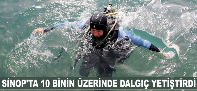 Sinop'ta 10 binin üzerinde dalgıç yetiştirdi