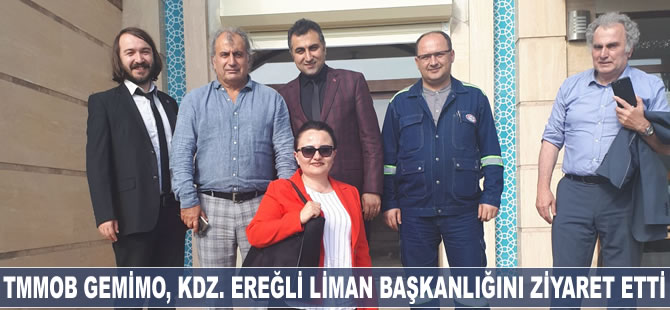 TMMOB GEMİMO Kdz. Ereğli Liman Başkanlığını ziyaret etti