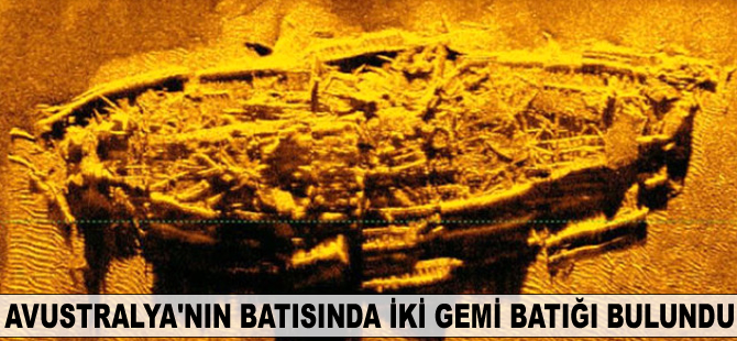 Avustralya'nın batısında iki gemi batığı bulundu
