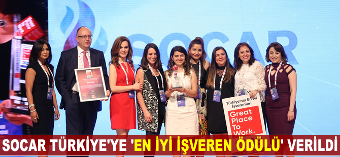 SOCAR Türkiye’ye 'En İyi İşveren Ödülü' verildi