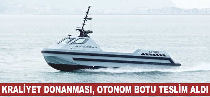 Kraliyet Donanması, otonom botu teslim aldı