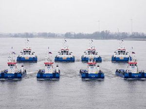 Damen, Amur Gaz İşleme Tesisi için 19 gemi inşa etti