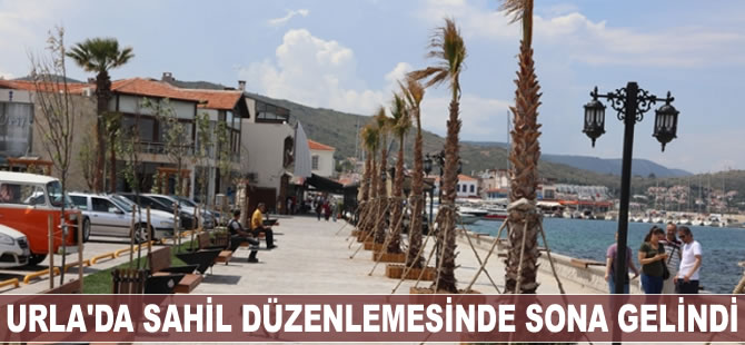 Urla'da sahil düzenlemesinde sona gelindi