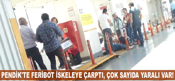 M/F Fatih Sultan Mehmet 1, Pendik'te iskeleye çarptı