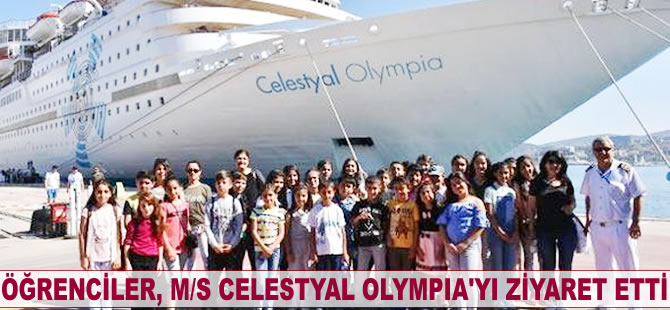 Öğrenciler, M/S Celestyal Olympia'yı ziyaret etti