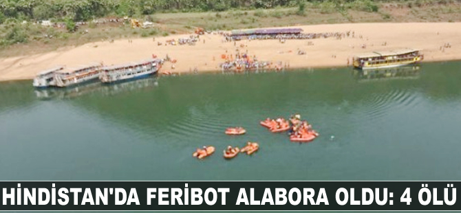 Hindistan'da feribot alabora oldu!