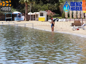 Bodrum sahilleri yabancı turistlere kaldı