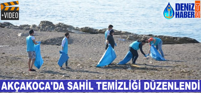 Akçakoca'da sahil temizliği düzenlendi