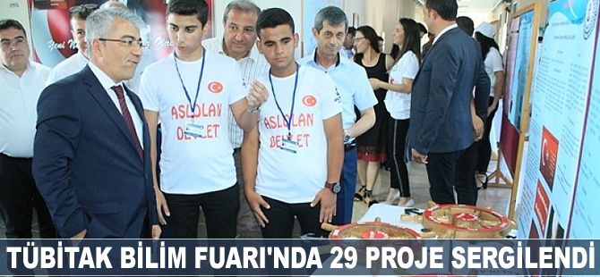 TÜBİTAK Bilim Fuarı’nda 29 proje sergilendi