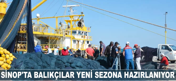Sinop’ta balıkçılar yeni sezona hazırlanıyor