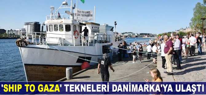 'Ship To Gaza' tekneleri Danimarka'ya ulaştı