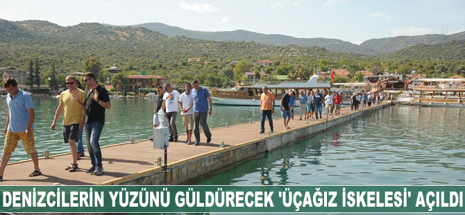 Üçağız İskelesi, hizmete açıldı