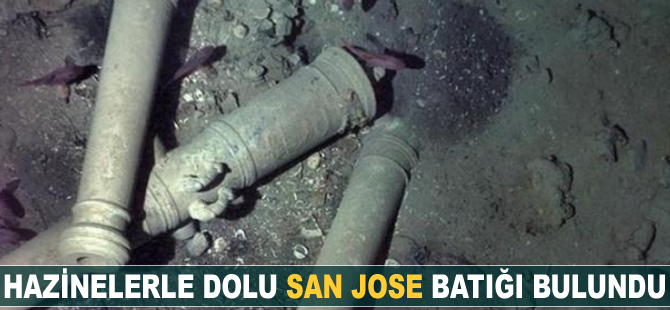 Hazinelerle dolu San Jose batığı bulundu