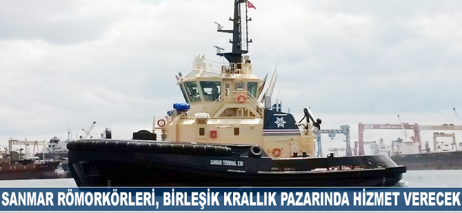 Sanmar römorkörleri, Birleşik Krallık pazarında hizmet veriyor