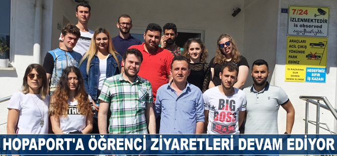 HOPAPORT'a öğrenci ziyaretleri devam ediyor