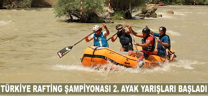 Türkiye Rafting Şampiyonası 2. ayak yarışları başladı