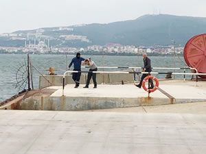 Kepez Limanı'nda tatbikat yapıldı