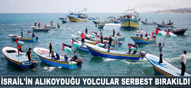 İsrail'in alıkoyduğu yolcular serbest bırakıldı!