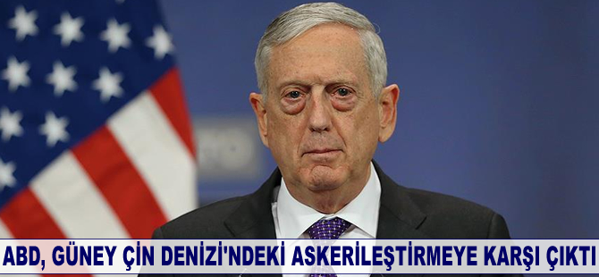 ABD, Güney Çin Denizi'ndeki askerileştirmeye karşı çıktı