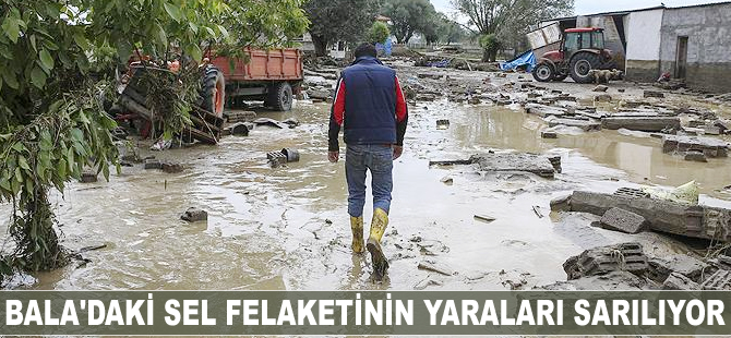 Bala'daki sel felaketinin yaraları sarılıyor