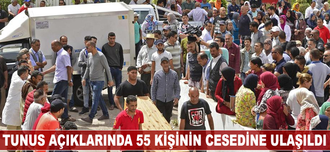 Tunus açıklarında 55 kişinin cesedine ulaşıldı