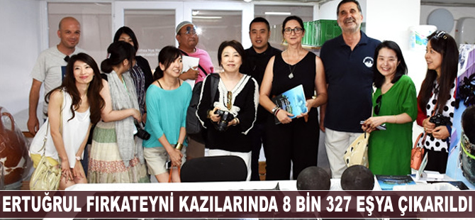 Ertuğrul Fırkateyni kazılarında 8 bin 327 eşya çıkarıldı