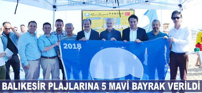 Balıkesir plajlarına 5 Mavi bayrak verildi
