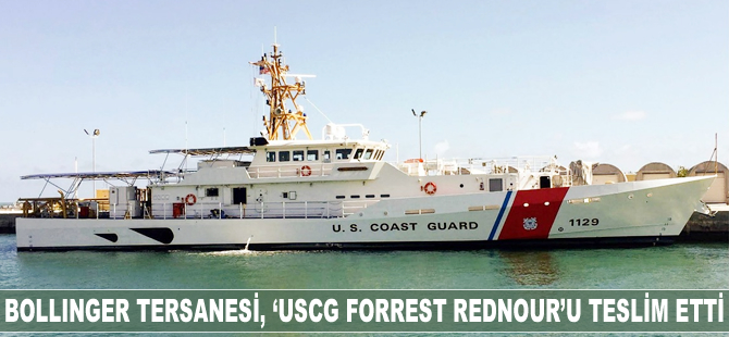 Bollinger Tersanesi, ‘USCG FORREST REDNOUR’u teslim etti