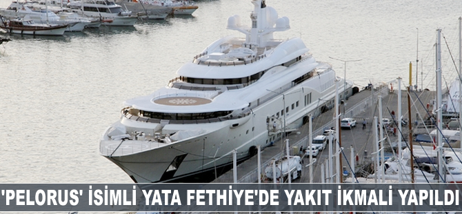 'Pelorus' isimli yata Fethiye'de yakıt ikmali yapıldı