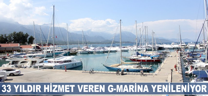 33 yıldır hizmet veren G-Marina yenileniyor