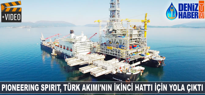 Pioneering Spirit, Türk Akımı'nın ikinci hattı için yola çıktı