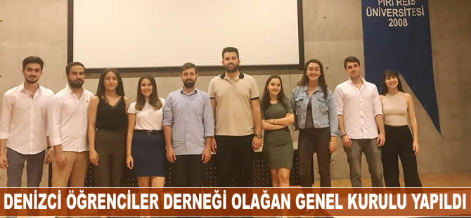 Denizci Öğrenciler Derneği Olağan Genel Kurulu yapıldı