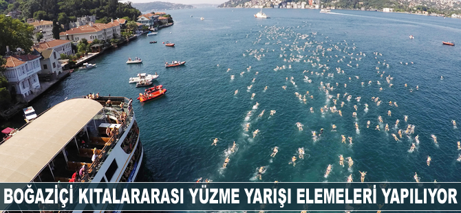 Samsung Boğaziçi Kıtalararası Yüzme Yarışı elemeleri yapılıyor