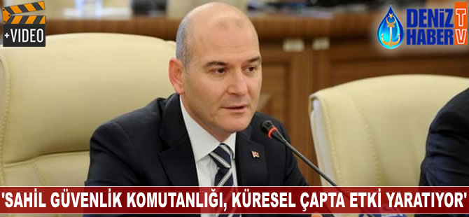 Süleyman Soylu: Sahil Güvenlik Komutanlığı, küresel çapta etki yaratıyor