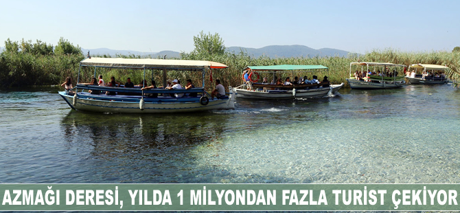 Azmağı Deresi, yılda 1 milyondan fazla turist çekiyor