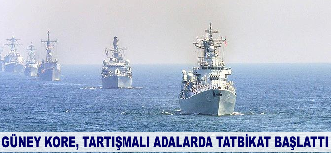 Güney Kore, tartışmalı adalarda tatbikat başlattı