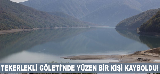 Tekerlekli Göleti'nde yüzen bir kişi kayboldu!