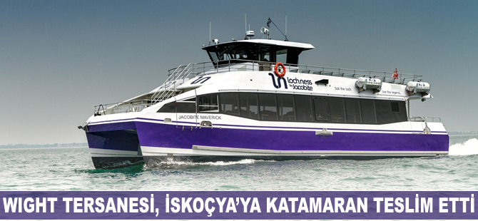 Wight Tersanesi, İskoçya'ya katamaran teslim etti