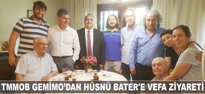 TMMOB GEMİMO’dan Hüsnü Bater'e vefa ziyareti