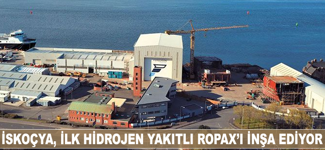 İskoçya, ilk hidrojen yakıtlı Ropax'ı inşa ediyor