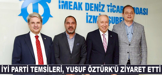 İYİ Parti temsilcileri, Yusuf Öztürk'ü ziyaret etti