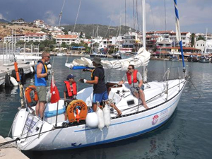 Datça'da sertifikalı yelkenciler yetişiyor