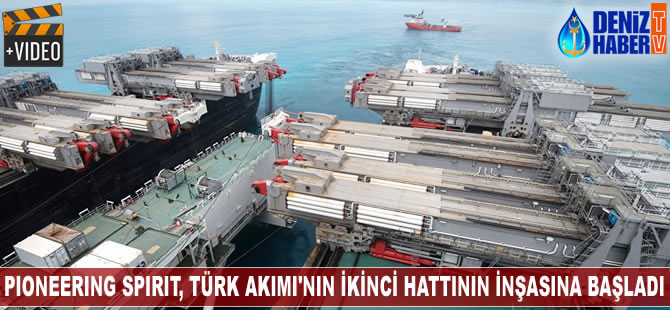 Pioneering Spirit, Türk Akımı'nın ikinci hattının inşasına başladı