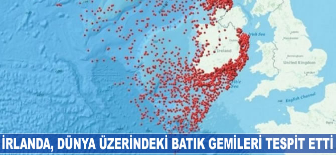 İrlanda, dünya üzerindeki batık gemileri tespit etti